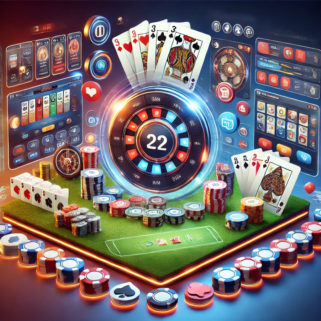 Jogos de cassino e jogos de tabuleiro para festas